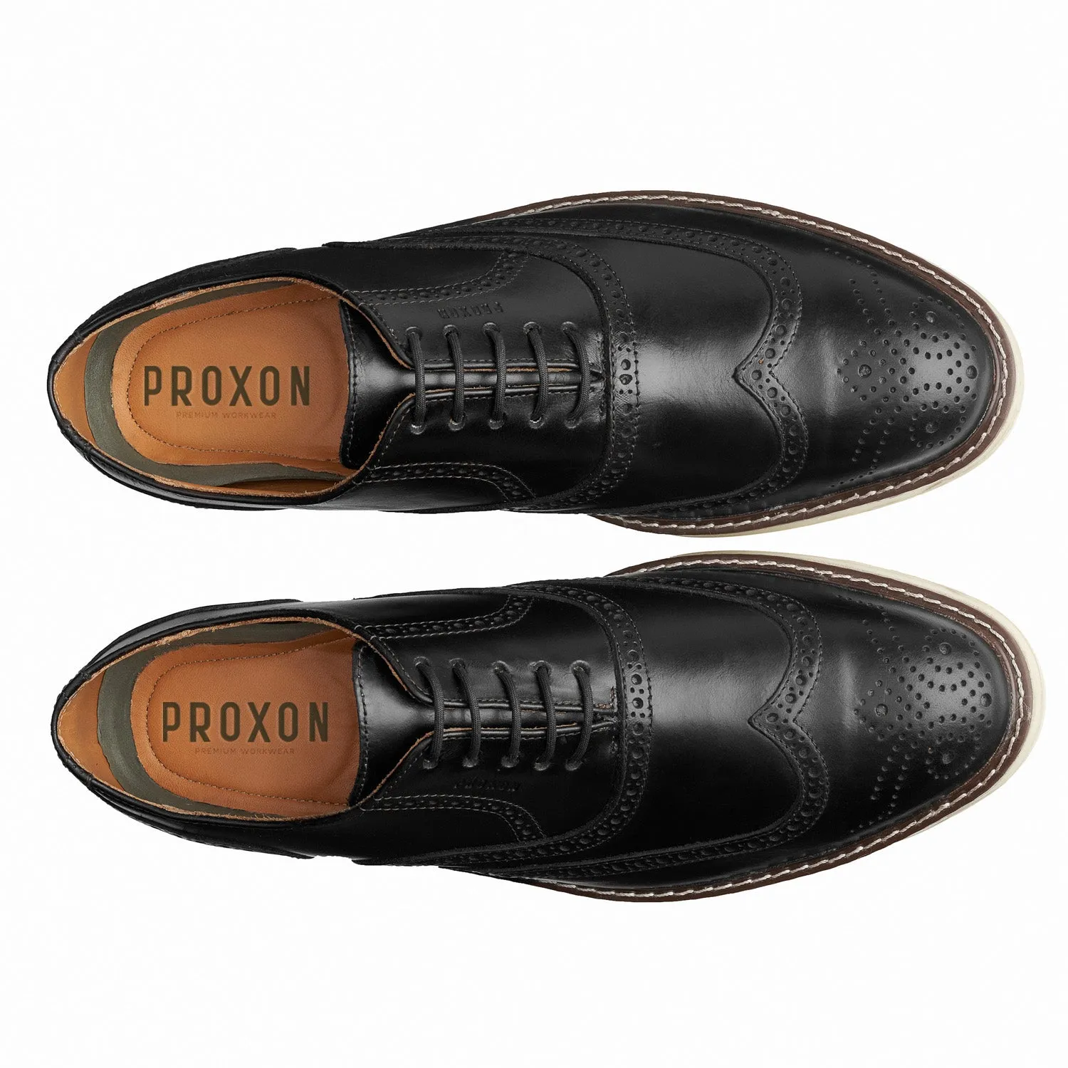 STEEL TOE OXFORD SHOE VOLTA BLACK