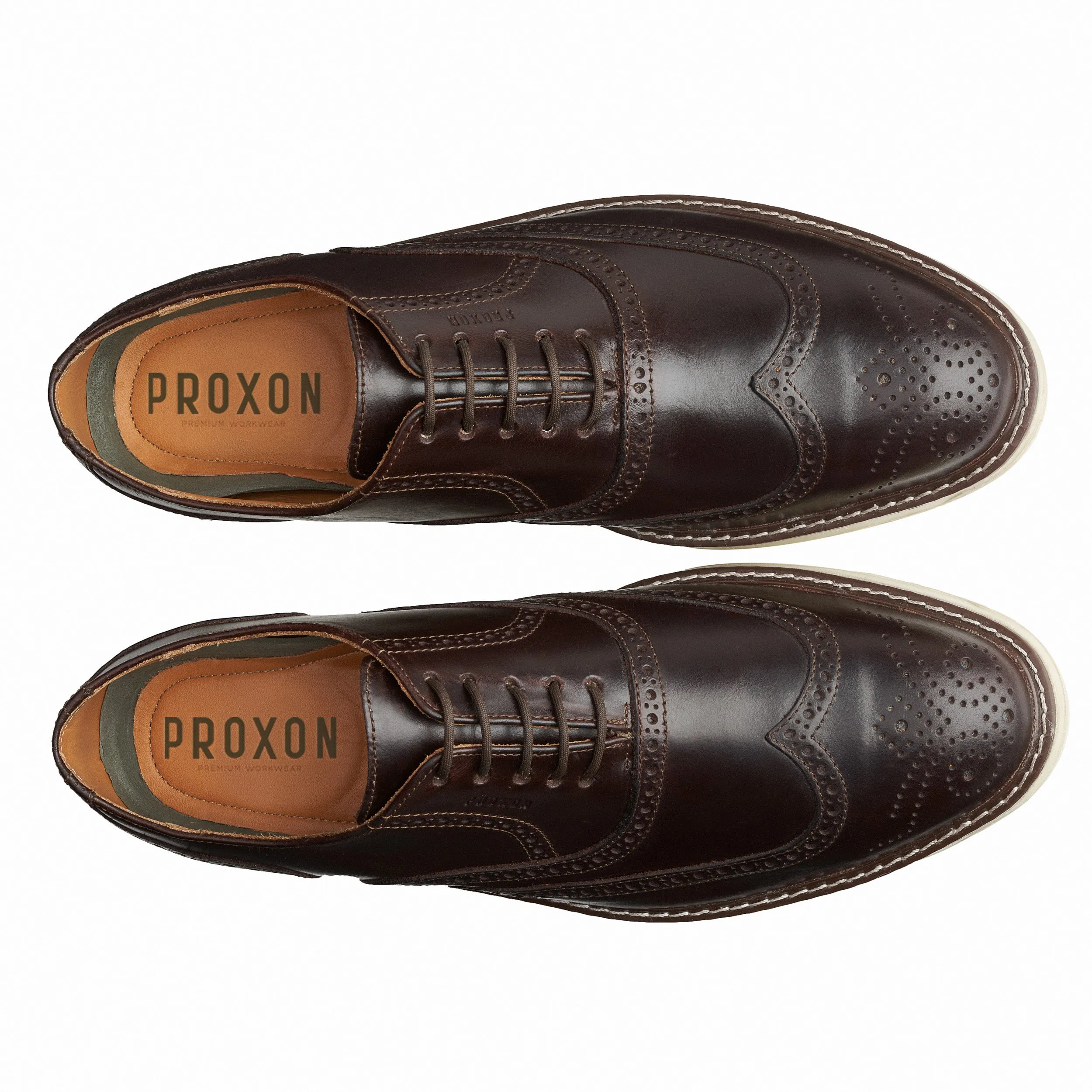 STEEL TOE OXFORD SHOE VOLTA BROWN