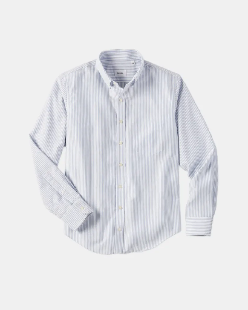 Stretch University Stripe Oxford Shirt