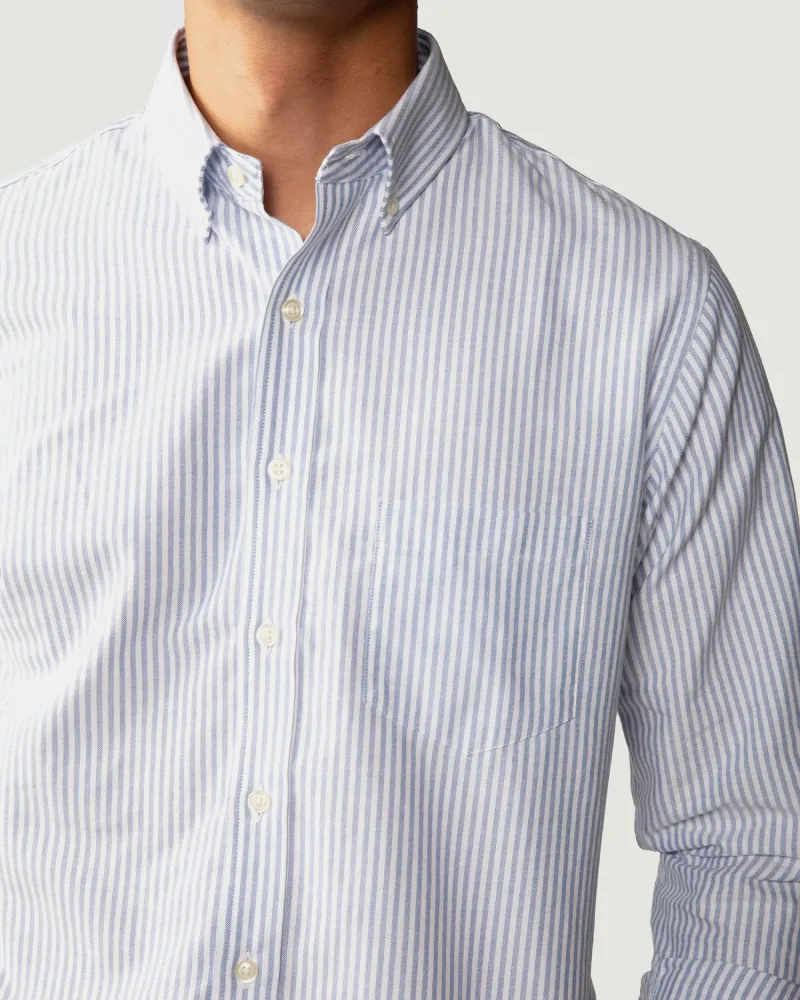 Stretch University Stripe Oxford Shirt