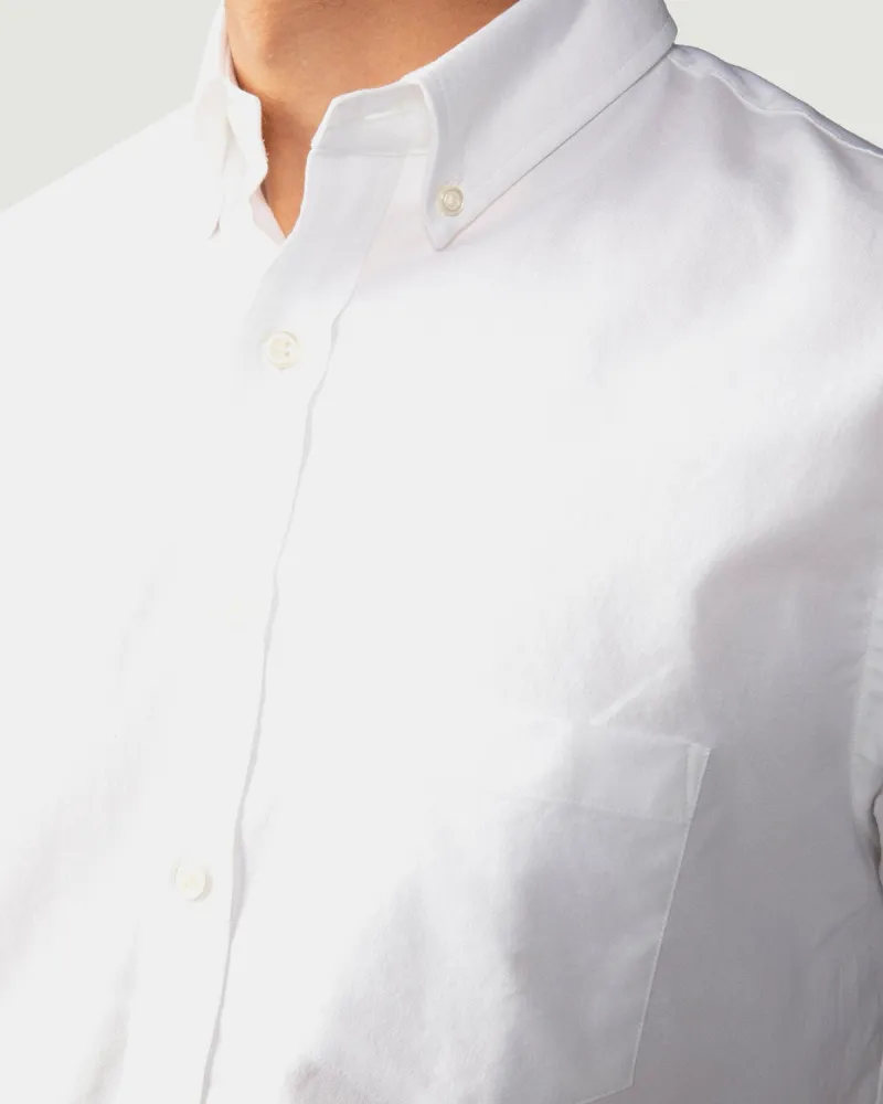 Stretch White Oxford Shirt