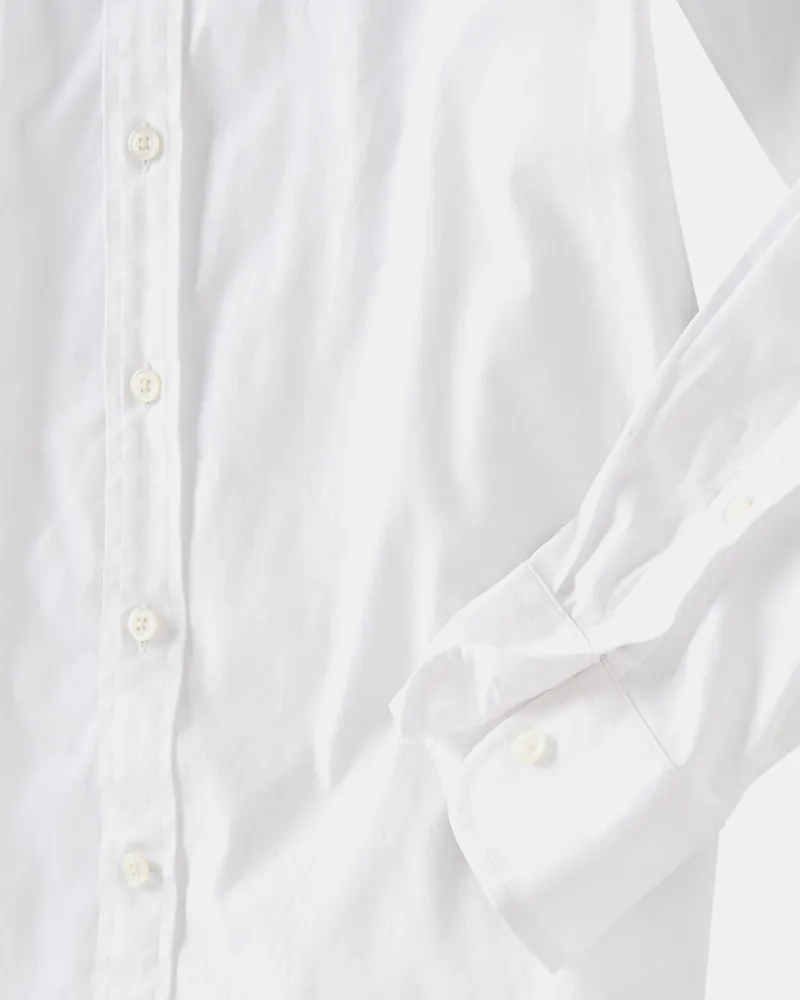 Stretch White Oxford Shirt