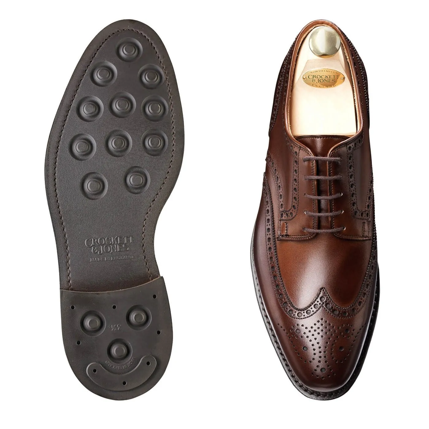 Swansea Dark Brown Burnished Calf