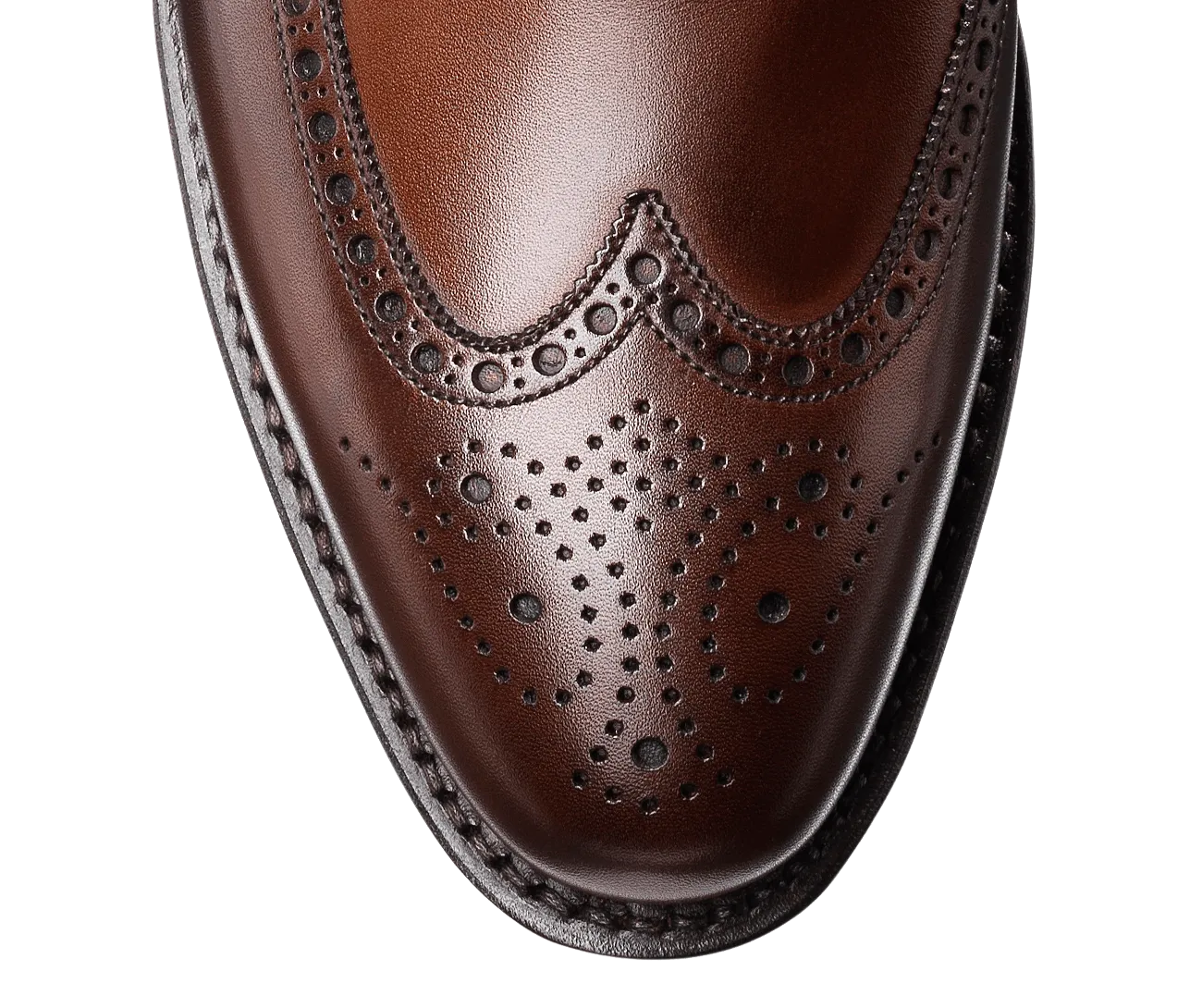 Swansea Dark Brown Burnished Calf