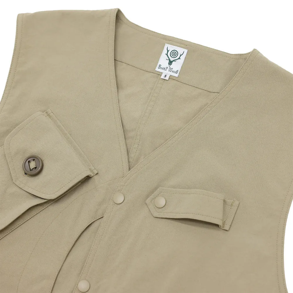 Tenkara Vest - Nylon Oxford 'Beige'