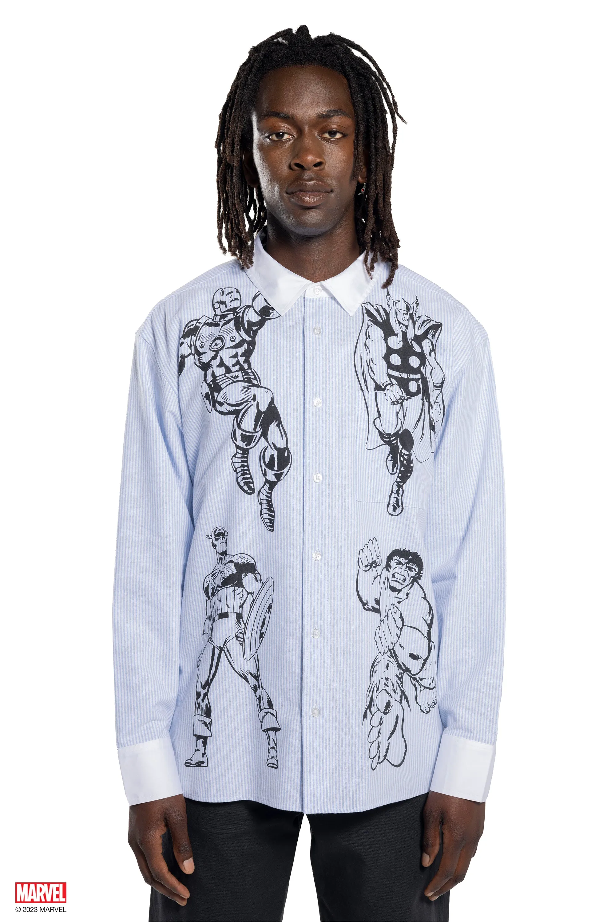 TF x Marvel Button Up