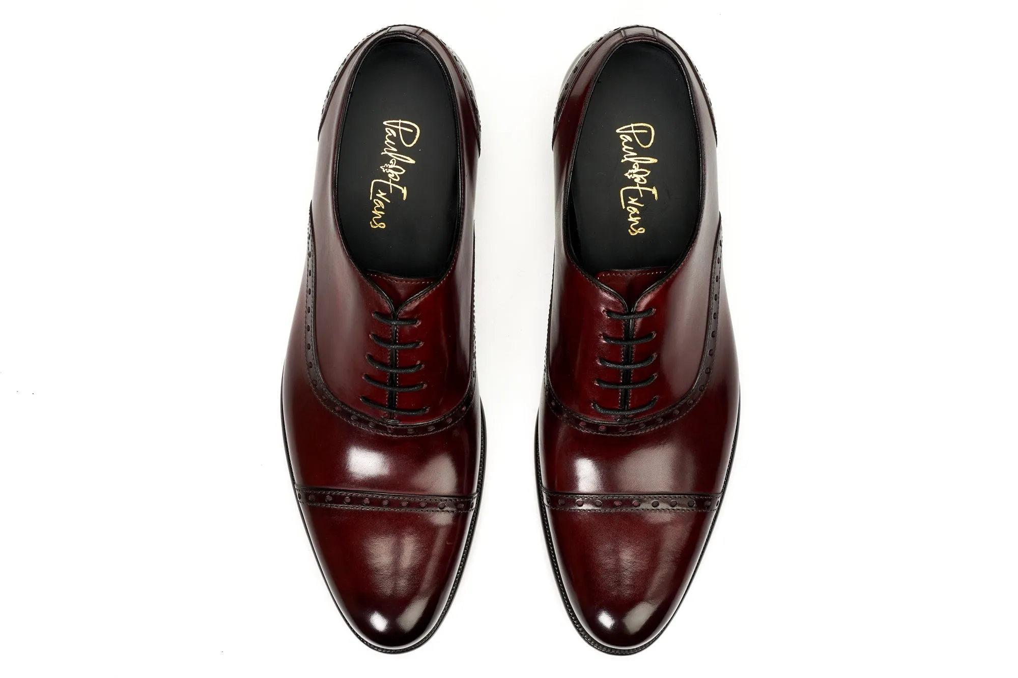 The Brando Semi-Brogue Oxford - Oxblood