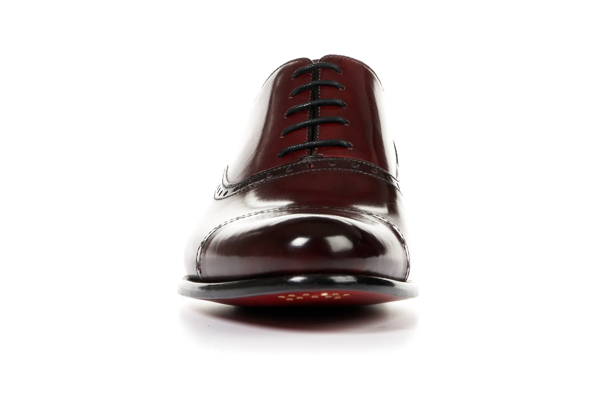 The Brando Semi-Brogue Oxford - Oxblood