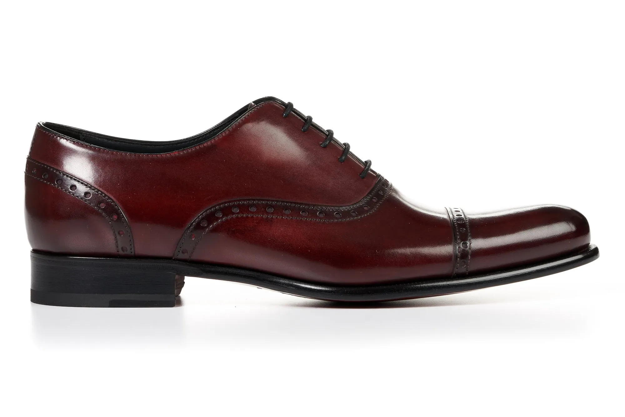 The Brando Semi-Brogue Oxford - Oxblood