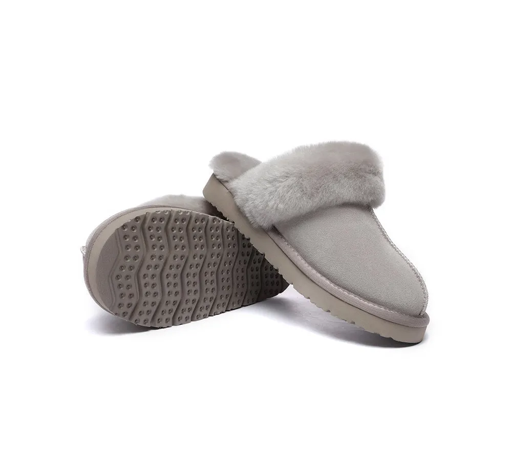 UGG Slippers Australia Premium Sheepskin Women Muffin Slipper Special