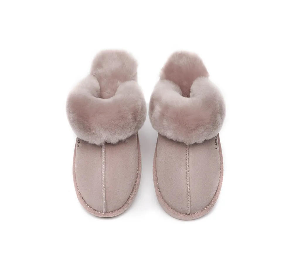 UGG Slippers Australia Premium Sheepskin Women Muffin Slipper Special