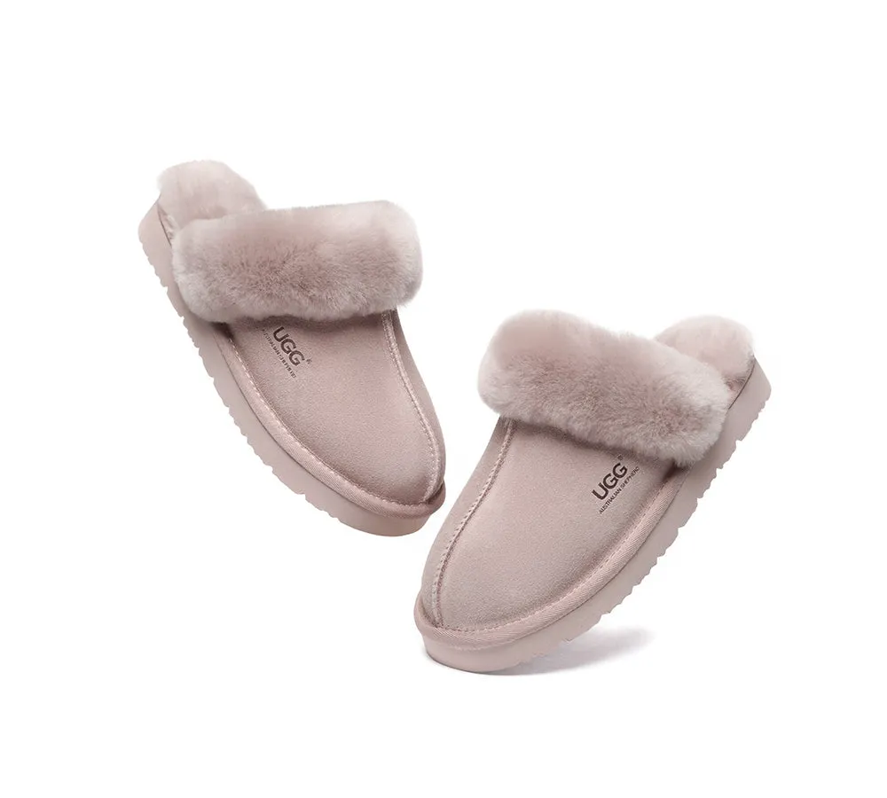 UGG Slippers Australia Premium Sheepskin Women Muffin Slipper Special