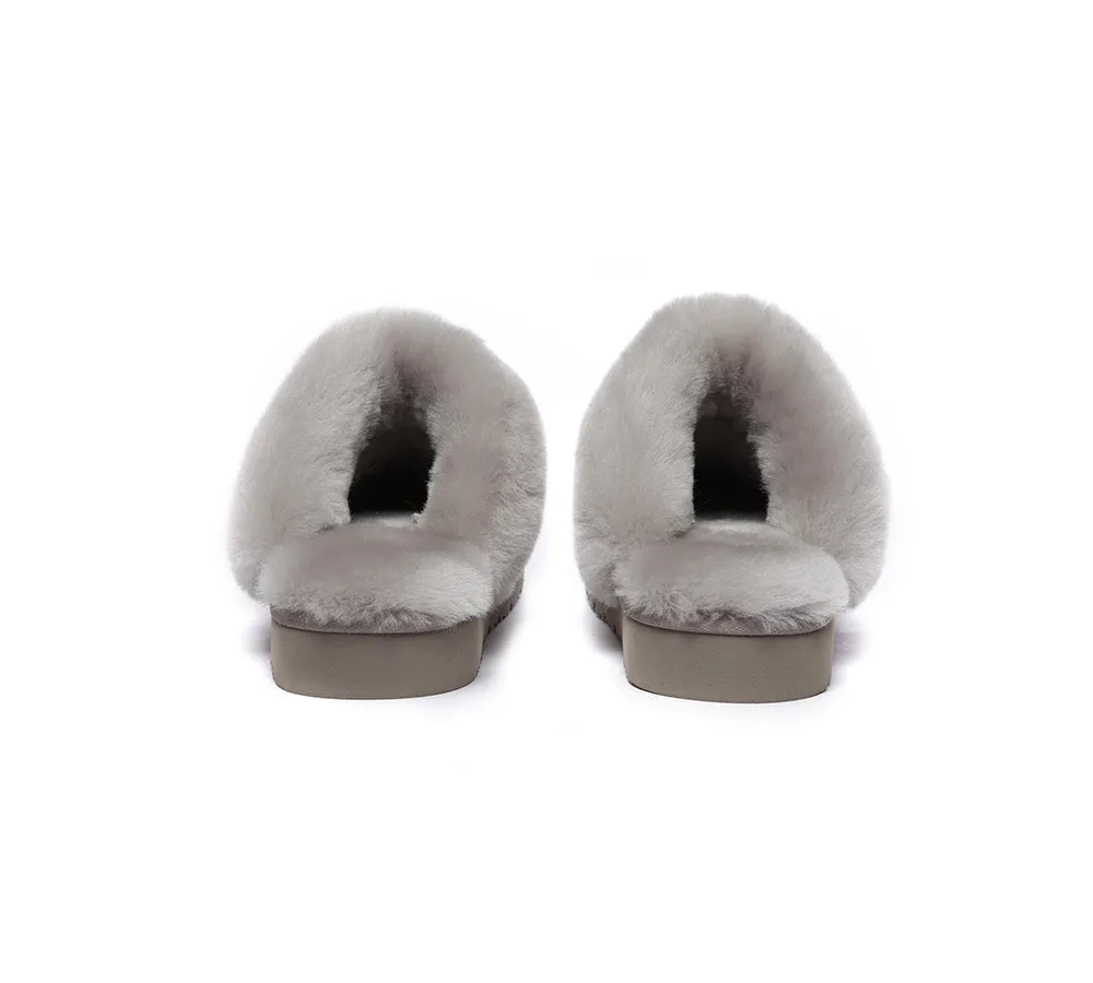 UGG Slippers Australia Premium Sheepskin Women Muffin Slipper Special