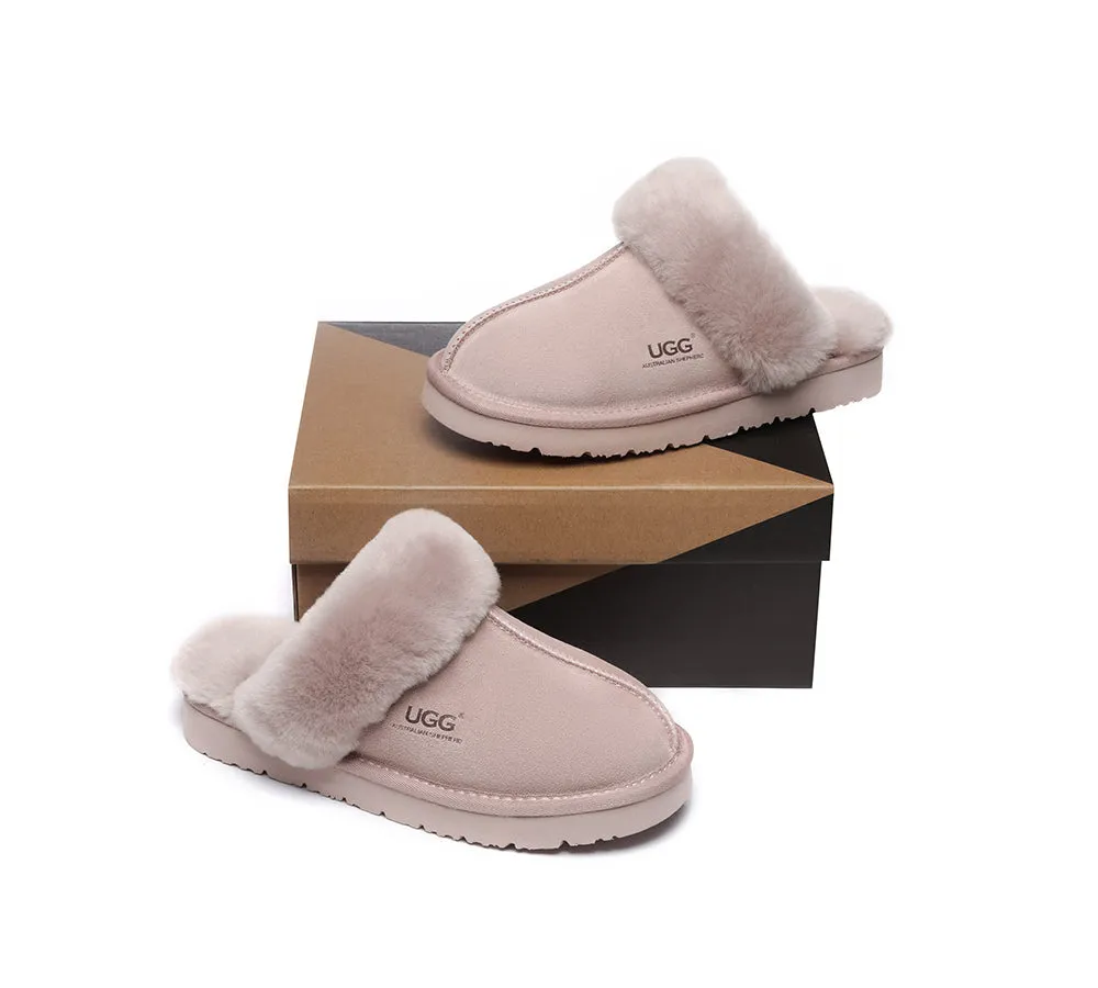 UGG Slippers Australia Premium Sheepskin Women Muffin Slipper Special