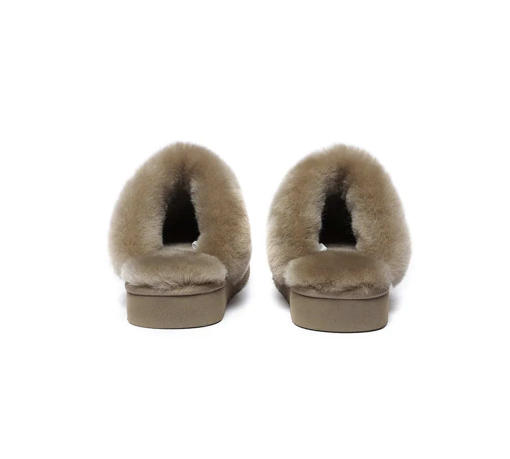 UGG Slippers Australia Premium Sheepskin Women Muffin Slipper Special