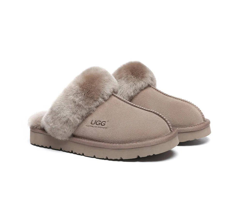 UGG Slippers Australia Premium Sheepskin Women Muffin Slipper Special