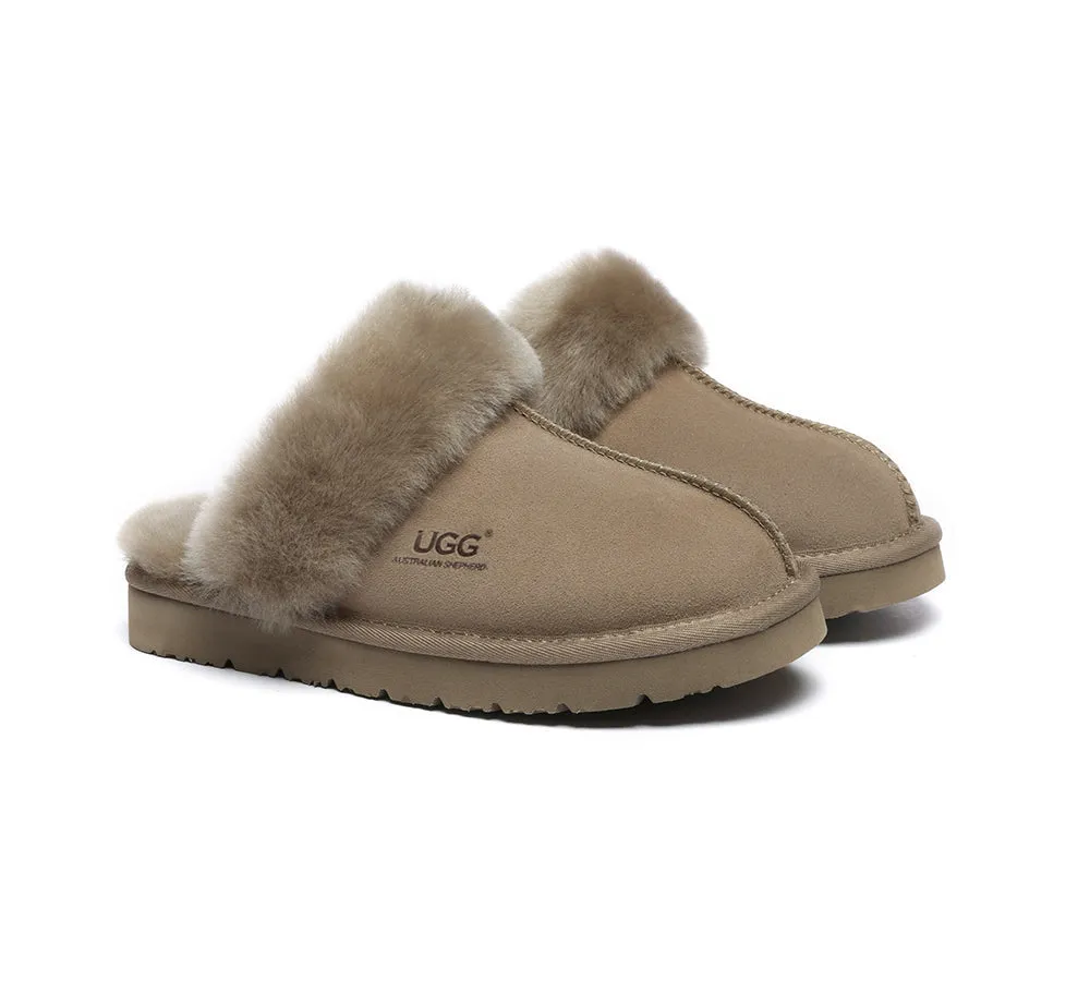 UGG Slippers Australia Premium Sheepskin Women Muffin Slipper Special