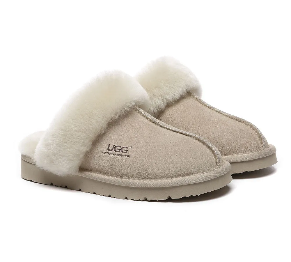 UGG Slippers Australia Premium Sheepskin Women Muffin Slipper Special