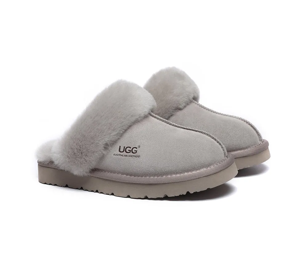 UGG Slippers Australia Premium Sheepskin Women Muffin Slipper Special