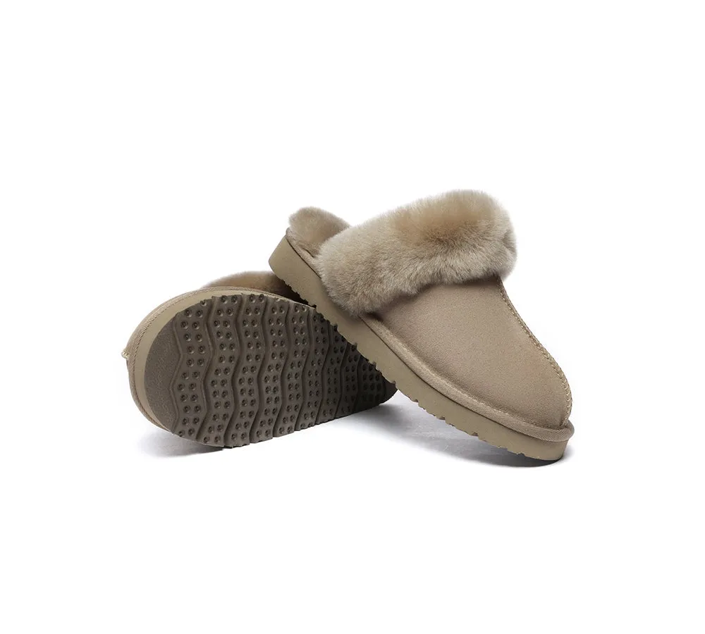 UGG Slippers Australia Premium Sheepskin Women Muffin Slipper Special