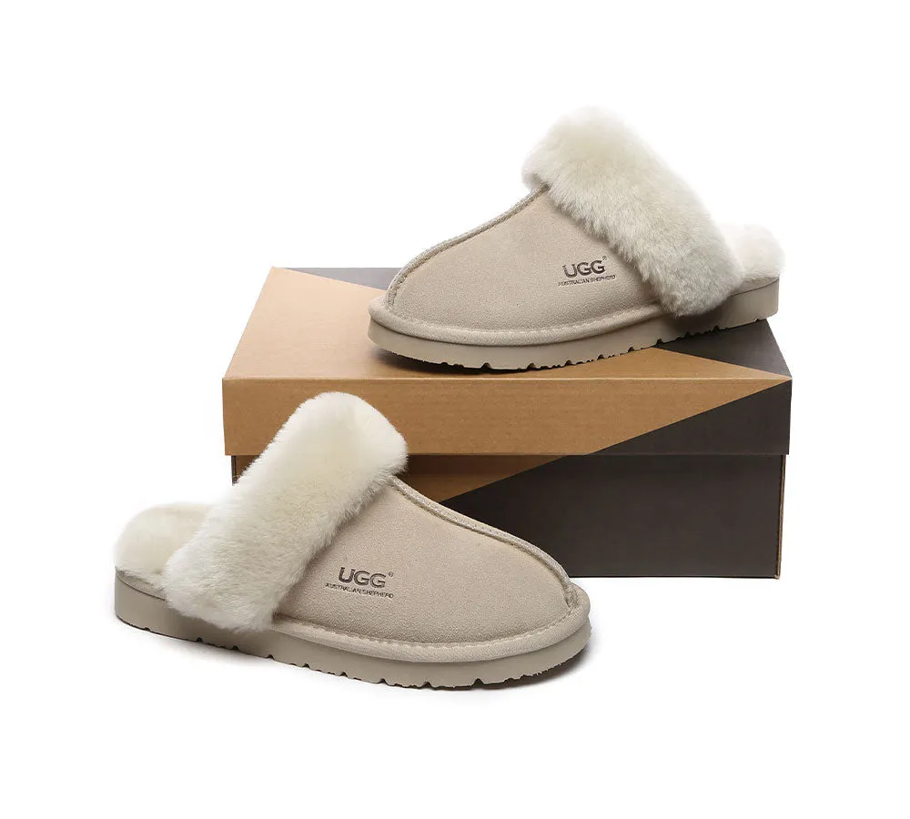 UGG Slippers Australia Premium Sheepskin Women Muffin Slipper Special