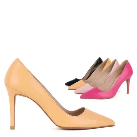 *UK size 1 - RICASS - orange, 9cm heels