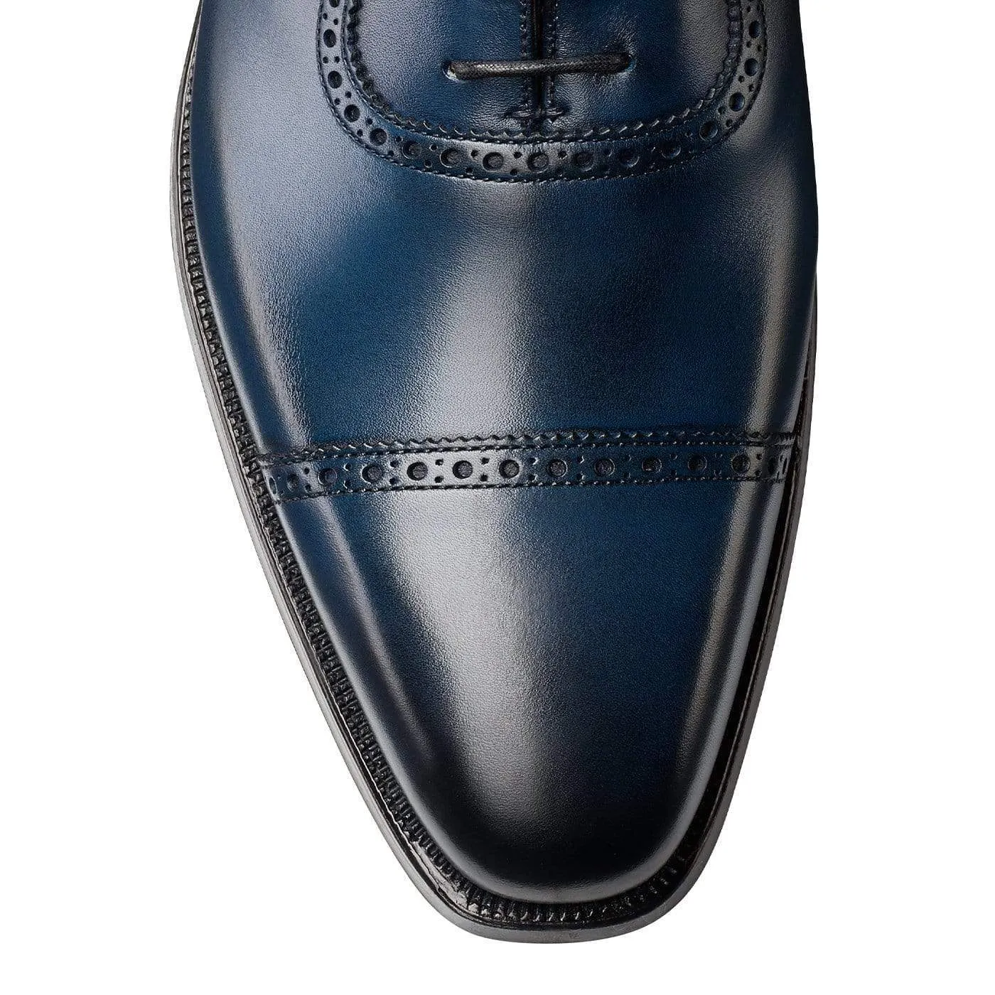 Westbourne Blue Burnished Calf