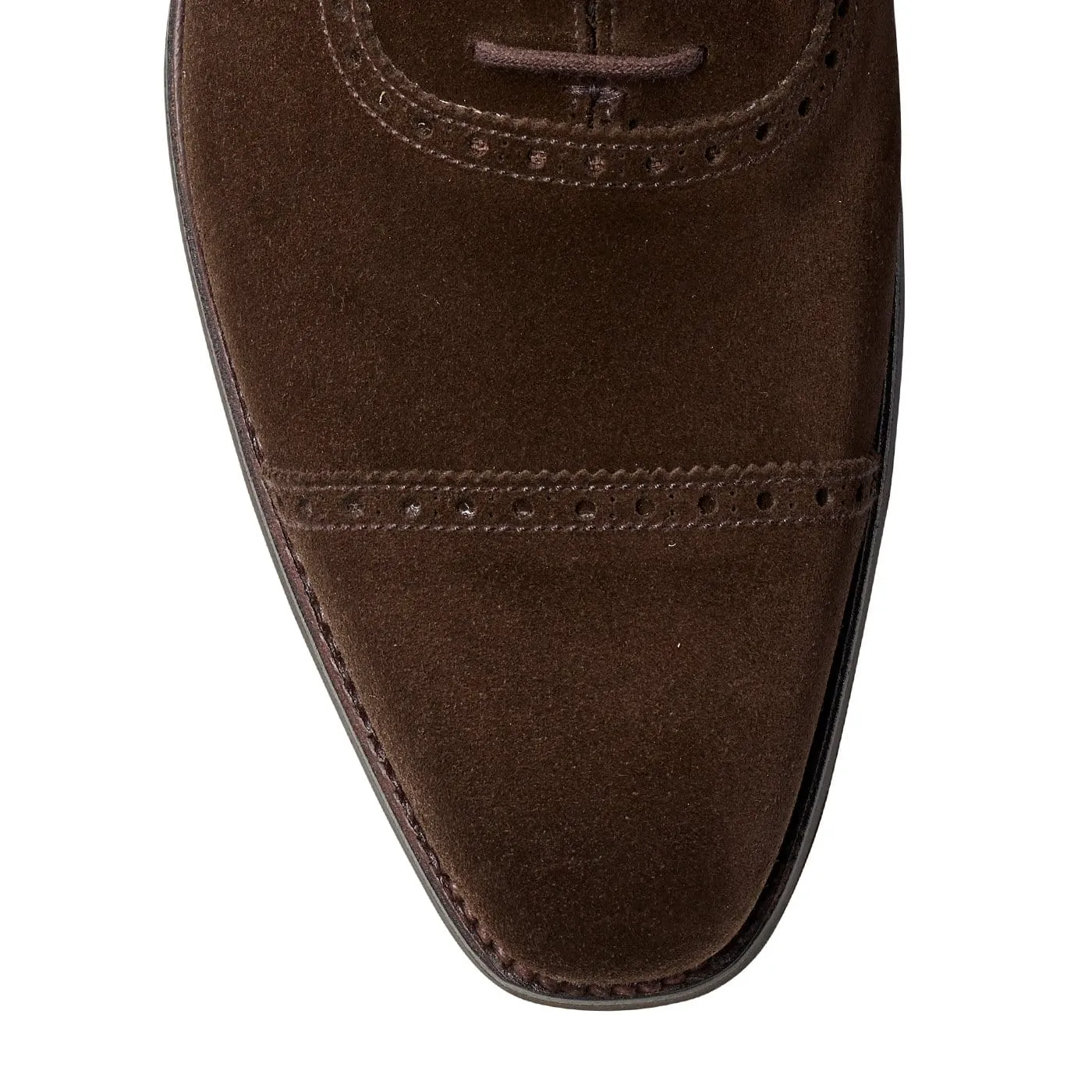 Westbourne Dark Brown Calf Suede