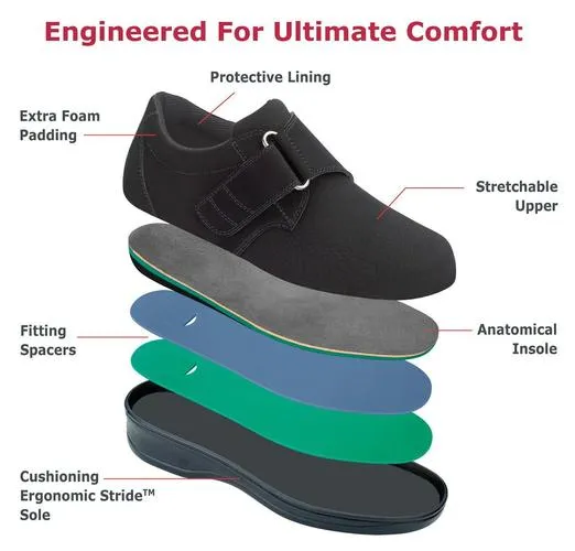 Wichita Stretchable Orthopaedic Shoes 825